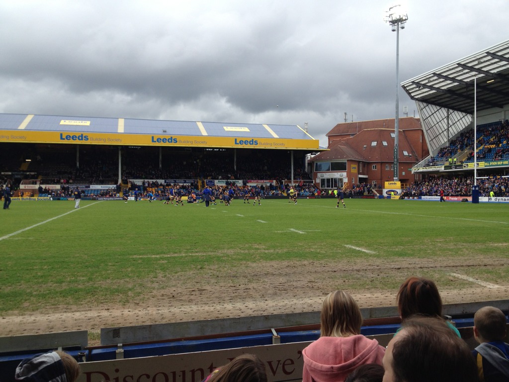 Well this is a different angle for me! #rhinos #LeedsRhinos #superleague