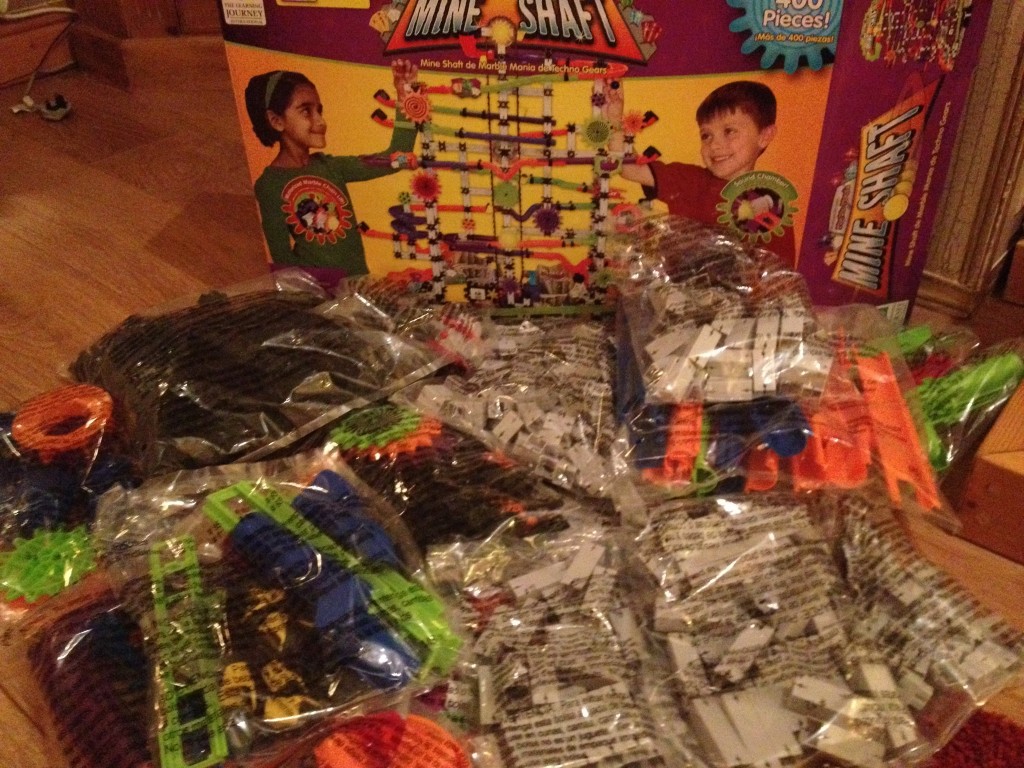 So that’s what 400 pieces looks like…