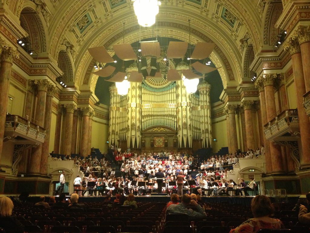 A sneaky peek of tomorrow’s big concert. Such a fantastic venue for a ten year old to experience.