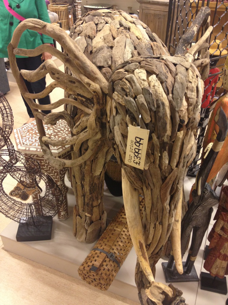 Thank goodness I saw this. I’d almost forgotten I needed a drift wood elephant.