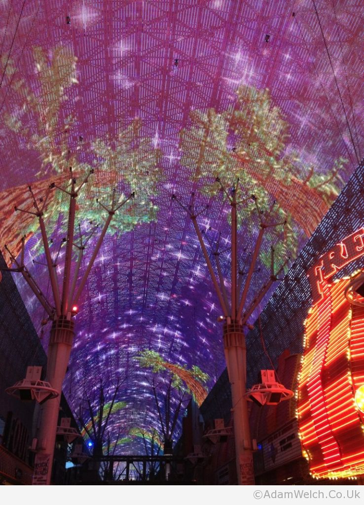 Fremont street. 8pm last night. Quite an atmosphere.