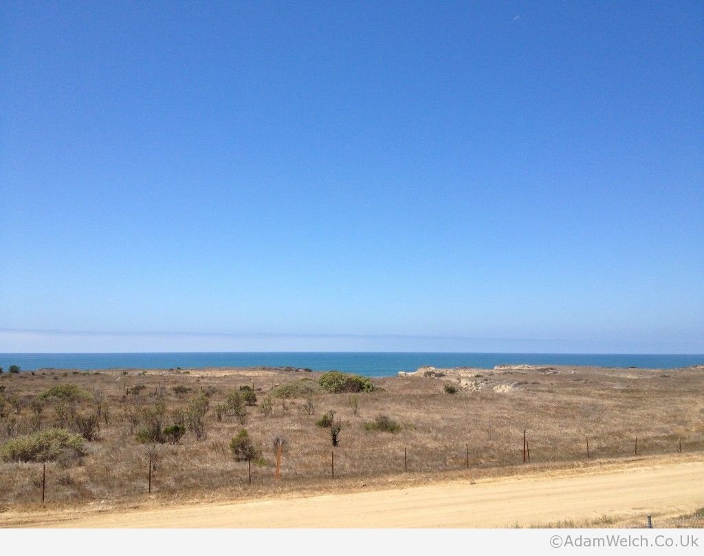 Quite a view from the motorway services (rest stop) on our way to San Diego.