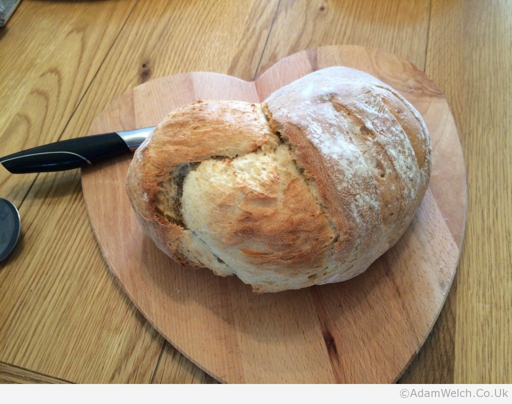 The gift of bread. Very tasty, very grateful.