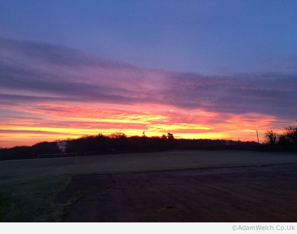 A frosty but beautiful start today.