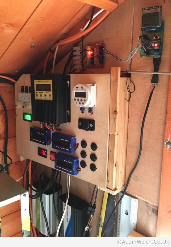 The solar shed is now micro controlled. #Arduino #Automation